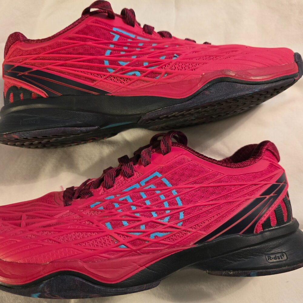 Wilson Pink and Blue Athletic Shoes